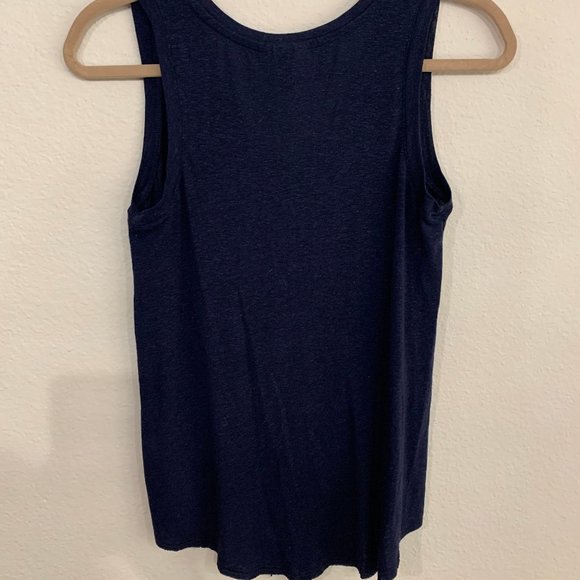 Universal Thread Navy Blue Front Tie Tank Top XS - Picture 6 of 6